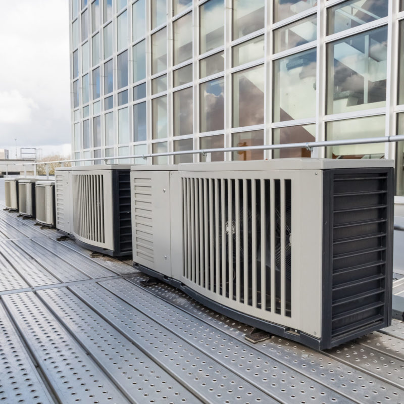 Air-Conditioning-Units-On-Flat-Roof