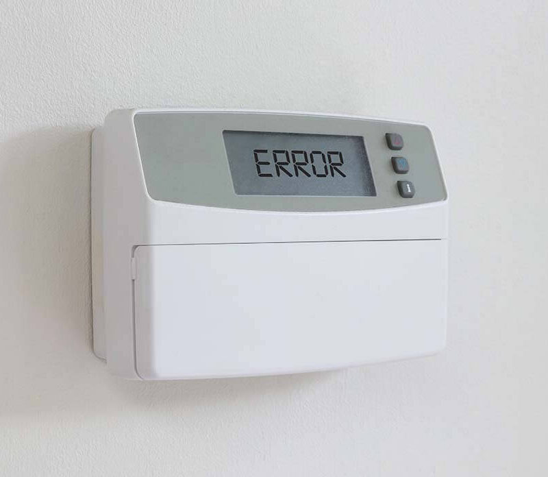 thermostat error